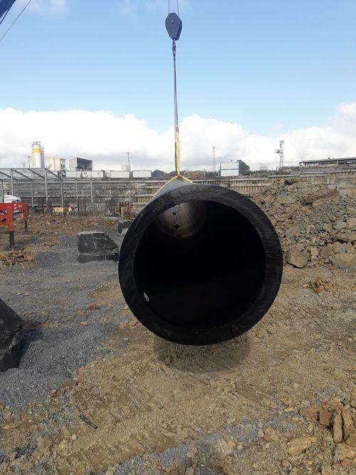  Ø1200 ÇAPTA PN 16 BASINÇ SINIFINDA DÜNYANIN EN KALIN HDPE BORUSU